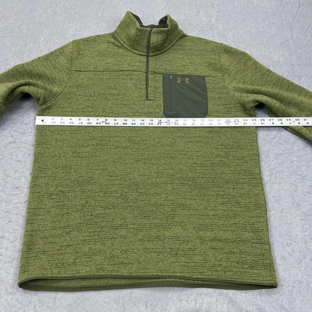 Under Armour Specialist Henley 2.0 Men's XXL Green 1/4‎ Zip Fleece Pullover Golf